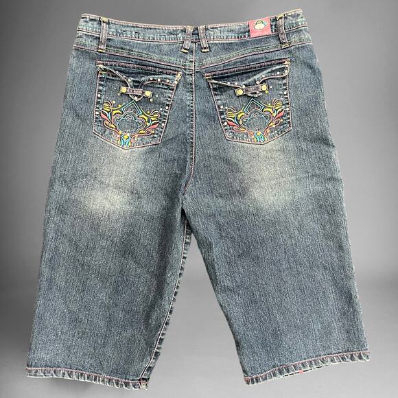 Paul Frank Kids Graphic Denim Shorts - Blue - Picture 8 of 16